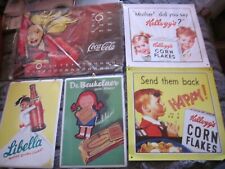 Blechschilder vintage retro gebraucht kaufen  Giengen an der Brenz