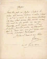 Antonio pacini lettre d'occasion Antonio pacini lettre d'occasion  Paris IX