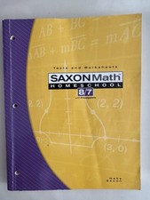 Saxon math tests for sale  Goffstown