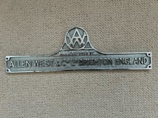 Allen west brighton for sale  HEREFORD
