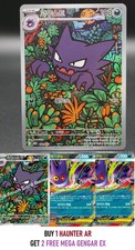 Usado, Pokemon TCG Haunter AR 022/021 MBG Starter Set Mega Gengar EX cartão coreano quase perfeito comprar usado Usado, Pokemon TCG Haunter AR 022/021 MBG Starter Set Mega Gengar EX cartão coreano quase perfeito comprar usado  Enviando para Brazil