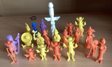 Lot anciennes figurines d'occasion  Saint-Symphorien-d'Ozon
