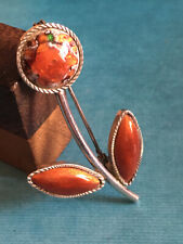 Vintage broche fleur d'occasion  Besançon