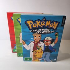 DVD Pokemon Seasons 1 3 And 5 Indigo League Masters Quest Ash Pikachu Region 4 comprar usado  Enviando para Brazil