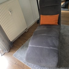 Samtgraue relaxliege loungelie gebraucht kaufen  Garching b.München