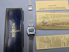RELÓGIO VINTAGE HONDA RARO DIGITAL L-601 ALARME MELODIA MUSICAL LCD comprar usado  Enviando para Brazil