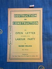 Rare labour party for sale  WALSALL