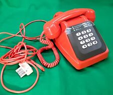 Téléphone vintage orange d'occasion  Chilly-Mazarin