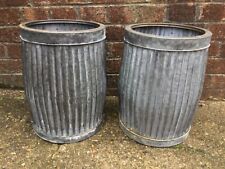 Pair small galvanised for sale  BRISTOL