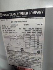 Mgm transformer company for sale  Bountiful