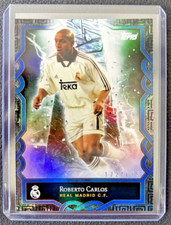 2024-25 Topps Real Madrid Fan Set ROBERTO CARLOS Monolith Blue Foil /175 comprar usado  Enviando para Brazil