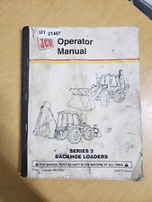 Retroescavadeiras JCB Series 3 operador de fábrica Manaul comprar usado  Enviando para Brazil