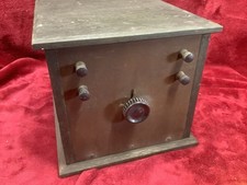 Vintage 1920 ERLA Transformers Tubo Amplificador de Rádio 9” X 9 1/2” Dois Tubos 01A  comprar usado  Enviando para Brazil