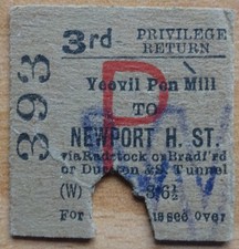 Btc railway ticket for sale  MARKET DRAYTON
