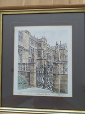 Framed print montacute for sale  BRIDGWATER