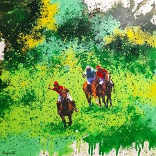 Dipinto tela.arte moderna.pop usato  Varese