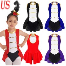 Fantasia de cosplay de circo de Halloween infantil menina vintage bainha de babado roupas de collant comprar usado  Enviando para Brazil