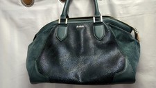 green suede handbag for sale  SKIPTON