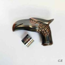 Punho de águia designer latão maciço vintage vitoriano para bengala de madeira comprar usado  Enviando para Brazil