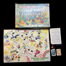 Usado, **RARO** JOGO DE TABULEIRO VINTAGE DÉCADA DE 1940 ENID BLYTONS VIAGEM EM CAIXA PENSAMENTO FAIRYLAND comprar usado  Enviando para Brazil