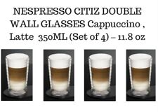 NOVO EM FOLHA COPOS LATTE NESPRESSO CITIZEN PAREDE DUPLA 350ML (Conjunto de 4) – 11,8 oz  comprar usado  Enviando para Brazil