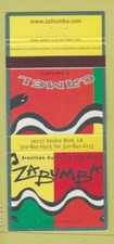 Capa Matchbook - Zabumba Brasileira Los Angeles CA Cigarros Camelo 30 Strike comprar usado  Enviando para Brazil