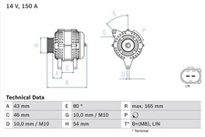 Bosch lichtmaschine generator gebraucht kaufen  Oberlungwitz