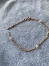 Armband bruchgold akoyaperlen gebraucht kaufen  Haag