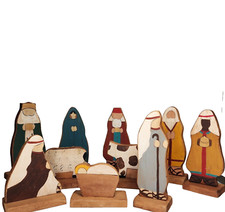 Folk art nativity for sale  Fair Oaks