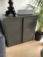 Ikea grey metal for sale  HORSHAM