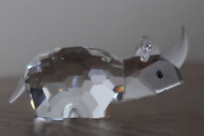 Swarovski rhino clear for sale  LONDON