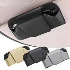 1 peça para viseira solar de carro óculos de couro bolsa protetora caixa suporte magnético para óculos de sol comprar usado  Enviando para Brazil