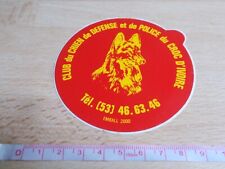 Autocollant club chien d'occasion  Toulon-