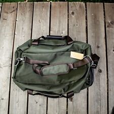 Usado, Bolsa de viagem ABERCROMBIE & KENT verde marrom lona safári grande tamanho 25"L x 14"L comprar usado  Enviando para Brazil