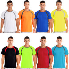 Camisas de natação masculinas de manga curta UPF 50+ proteção solar UV praia camiseta comprar usado  Enviando para Brazil