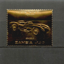 Zâmbia 1986 - 100 Anos de Carros Automóveis - Ferrari - Selo Dourado - MNH comprar usado  Enviando para Brazil