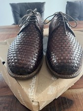 Herren lederschuhe geflochten gebraucht kaufen  Melle