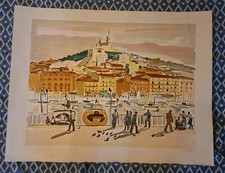 Rare lithographie yves d'occasion  Marseille XII