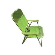 Cadeira de gramado tubo de geléia vinil alumínio praia piscina gramado acampamento verde dobrável comprar usado  Enviando para Brazil