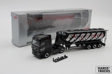 Caminhão semi-reboque Herpa MAN TGA XXL Milk Silo "Spitzer Elztal Dallau" 1:87 /H22 comprar usado  Enviando para Brazil