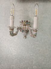 Coppia applique capodimonte usato  Alcamo