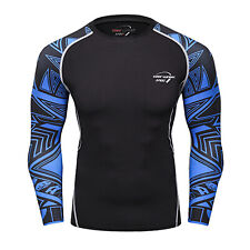 Camisas de natação masculinas UPF 50+ proteção contra erupções cutâneas manga longa secagem rápida surf camisa de natação comprar usado  Enviando para Brazil
