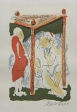 Metzkes harald farblithografie gebraucht kaufen  Uelzen