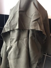 Khaki wool boucle for sale  DOWNHAM MARKET