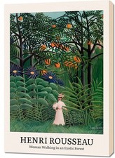 Używany, Obraz 70x100cm Design Exotic Forest, Rousseau Vintage do Salonu na sprzedaż  PL