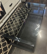 Glass coffee table for sale  BERKELEY
