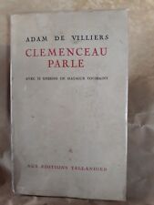 Clemenceau parle. dessins d'occasion  La Tranche-sur-Mer