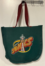 Almohadilla de asiento/bolsa de transporte de doble cara vintage NBA SEATTLE SUPERSONICS SGA segunda mano  Embacar hacia Argentina