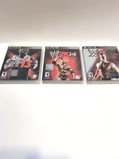 WWE PS3 Videogames W 13 2K14 2K15 Lote Testado Pacote Manual Novo Na Caixa Frete Grátis! comprar usado  Enviando para Brazil