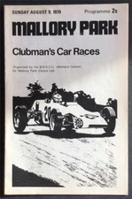 Mallory park aug for sale  LEICESTER